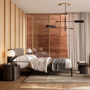 Beds and Bedside Tables That Speak the Same Language